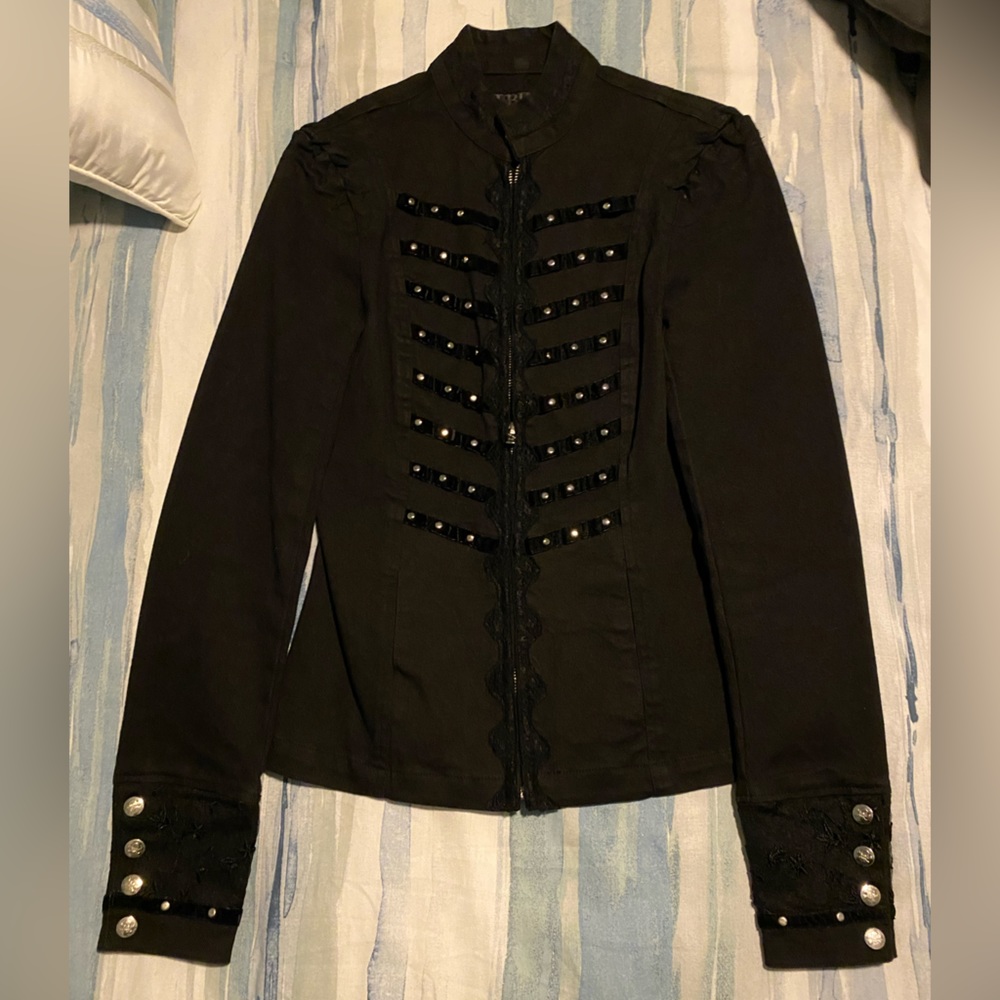 Tripp vintage jacket with lace detail